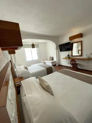 Cama o camas de una habitación en Hotel Aldea del Bazar & Spa