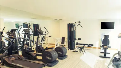 Gimnasio o instalaciones de fitness de Fiesta Inn Express Puebla Explanada
