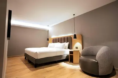 Cama o camas de una habitación en Hilton Mexico City Airport
