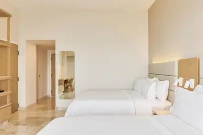 Cama o camas de una habitación en Fiesta Inn Veracruz Boca Del Rio