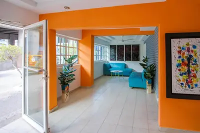 Zona de estar de Hotel San Carlos