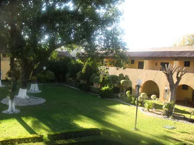 Jardín al aire libre en Casa Cantarranas