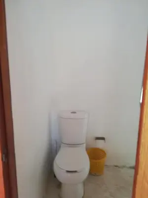 Un baño de Cabañas La Isla Chacahua