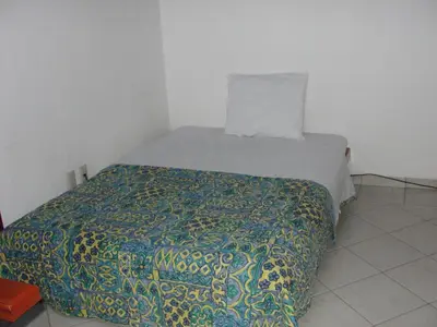 Cama o camas de una habitación en Las Casitas Tepoztlán