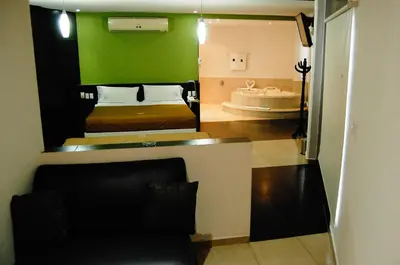 Cama o camas de una habitación en Hotel Porto Novo