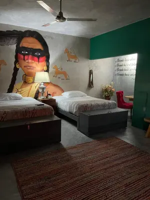 Cama o camas de una habitación en Casa Conicarit