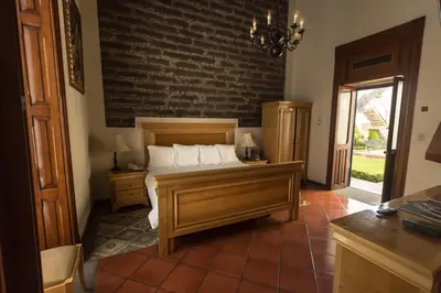 Cama o camas de una habitación en Estrella de Belem B&B and Spa