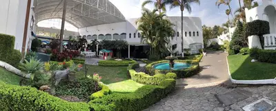 Jardín al aire libre en Villa Bejar Cuernavaca