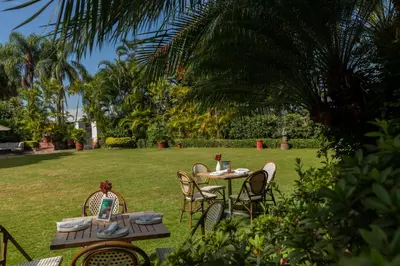 Jardín al aire libre en Hotel Boutique Casa de Campo