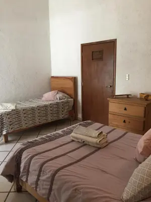 Cama o camas de una habitación en Ekko Hostel