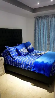 Cama o camas de una habitación en Departamento Privado 3 recamaras