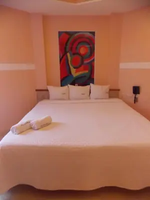 Cama o camas de una habitación en Hotel Express Alejandría