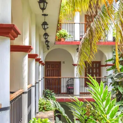 Un balcón o terraza de Hotel La Ceiba
