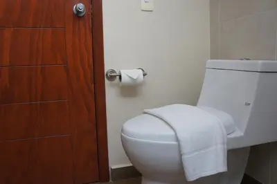 Un baño de Hotel Mirante Tlaxcala