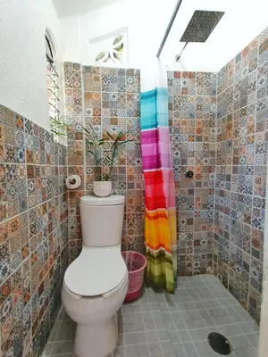 Un baño de Casa de Huespedes Cielito Lindo
