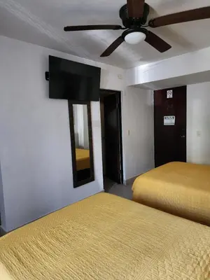 Cama o camas de una habitación en Hotel Uke Inn Terán