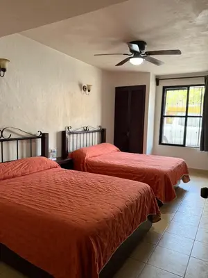 Cama o camas de una habitación en Hotel Uke Inn Terán