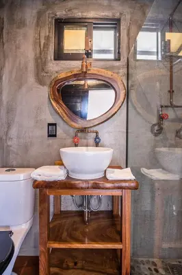 Un baño de Cabane Container Hotel - ADULTS ONLY
