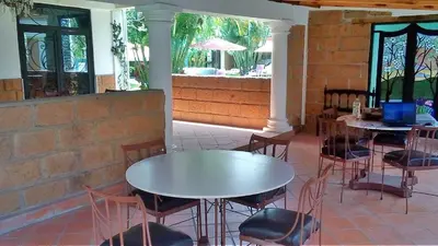 Zona de estar de Hotel Posada Mexicana