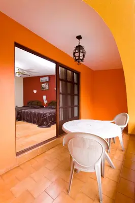 Zona de estar de Hotel & Motel Hacienda Jiutepec