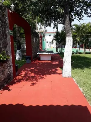 Jardín al aire libre en Hotel Quinta Paraiso