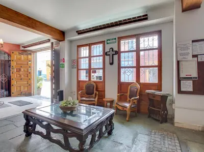 Zona de estar de Hotel Valle De Oaxaca