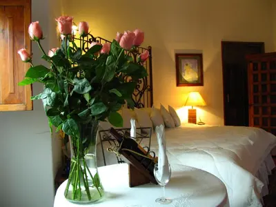 Cama o camas de una habitación en Casa de Siete Balcones Hotel Boutique