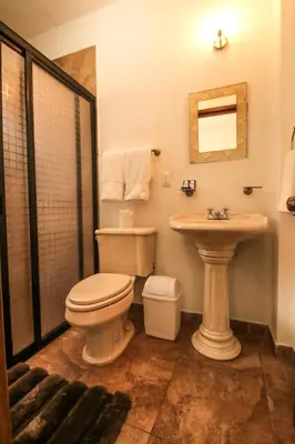 Un baño de Posada Hacienda Real