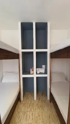 Cama o camas de una habitación en Hostal Base Camp México