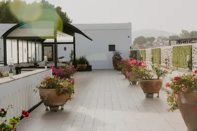 Un balcón o terraza de Hotel Casa Antigua