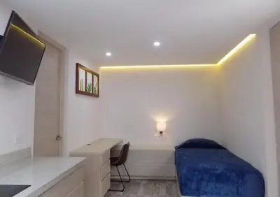 Una televisión o centro de entretenimiento en Ken Tehuacan
