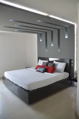 Cama o camas de una habitación en Auto Hotel Mediterráneo