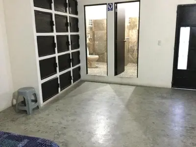 Un baño de Trotamundo Oaxaca Hostel