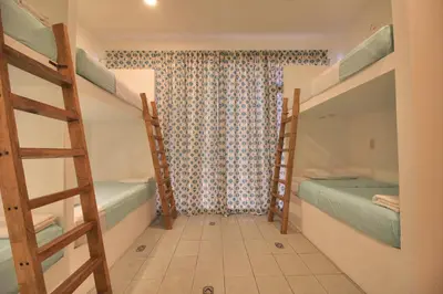 Cama o camas de una habitación en Paziflora Hostel -STARLINK-