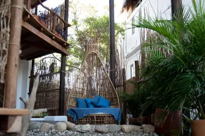 Zona de estar de El Alquimista Yoga Spa