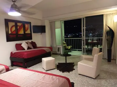 Zona de estar de SUITE SELECT TORRES GEMELAS