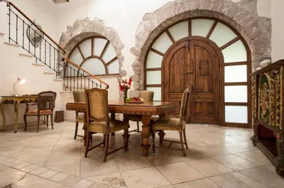 Zona de estar de Hacienda San Gabriel de las Palmas