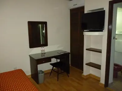 Cama o camas de una habitación en Hotel La Casona del Llano