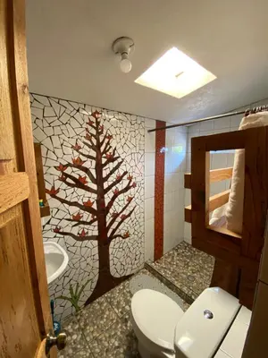 Un baño de Cabañas Los Abuelos