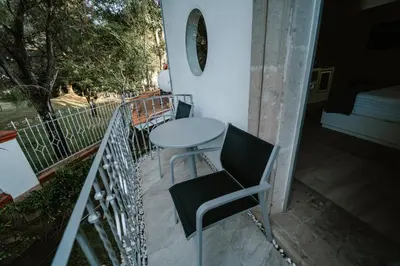 Un balcón o terraza de Hotel Boutique de Cantera Y Plata