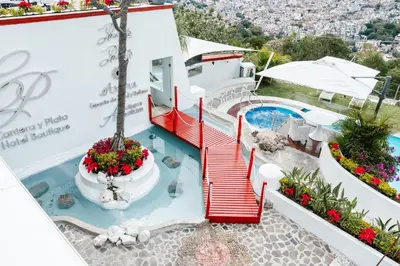 Piscina en o cerca de Hotel Boutique de Cantera Y Plata