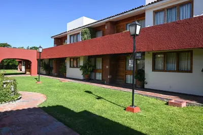 Jardín al aire libre en Hotel Hacienda