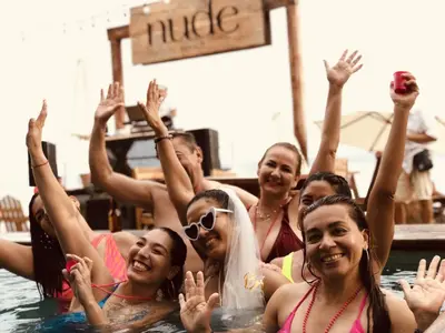 Clientes alojados en Hotel Nude Zipolite & beach club