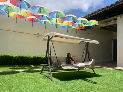 Jardín al aire libre en CASA SÁNCHEZ