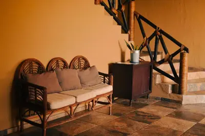 Zona de estar de Beachfrontguesthouse