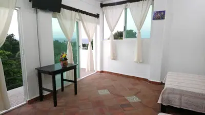 Cama o camas de una habitación en Hotel Tiktaalik