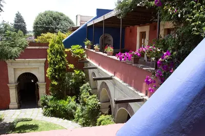 Jardín al aire libre en Quinta Luna