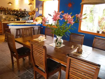Un restaurante o sitio para comer en Hotel Gilda