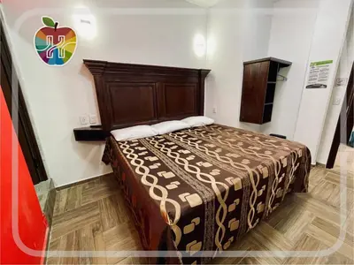 Cama o camas de una habitación en HOTEL LA GRAN MANZANA
