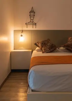 Cama o camas de una habitación en Rinconada Hotel Boutique